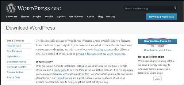 WordPress安装教程