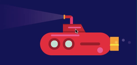 CSS3优雅做动画系列之潜水艇动画