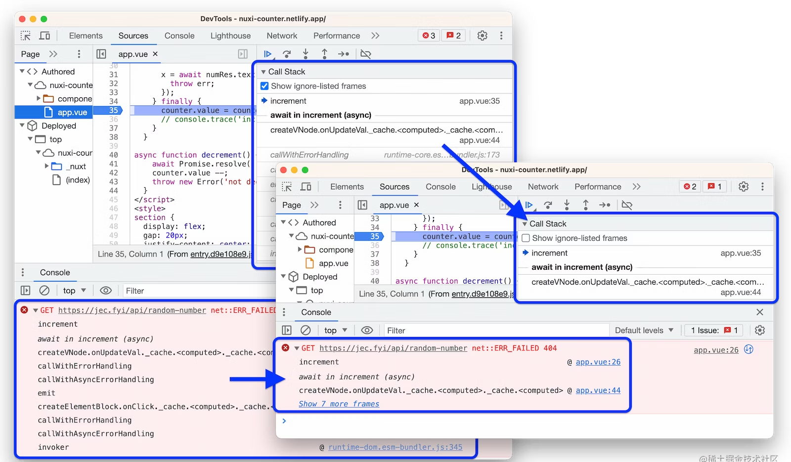 Chrome113 支持修改 Header 和隐藏错误堆栈