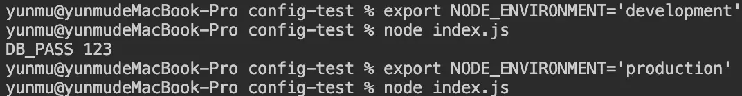 Node 和 Nest.js 动态读取环境配置